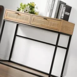 Calicosy - Sidetable JAYA - Licht hout - 80x100x35 cm Sale