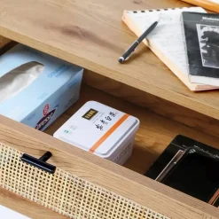 Calicosy - Sidetable JAYA - Licht hout - 80x100x35 cm Sale