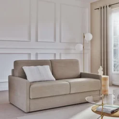 Calicosy - Slaapbank COSENZA - Ecru - 87x175x100 cm New