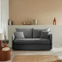 Calicosy - Slaapbank MIRA - Grijs - 90x185x104 cm Hot