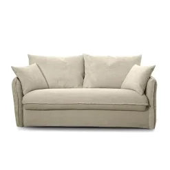 Calicosy - Slaapbank MIRA - Ecru - 90x185x104 cm Sale