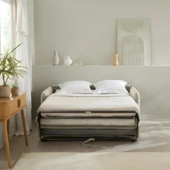 Calicosy - Slaapbank MIRA - Ecru - 90x185x104 cm Sale