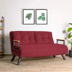 Calicosy - Slaapbank voor 2 personen SANDO - 50x133x41 cm Clearance