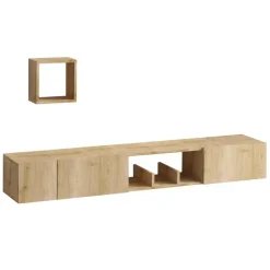 Calicosy - TV-Meubel AVIOR - Licht hout - 25x180x32 cm Online