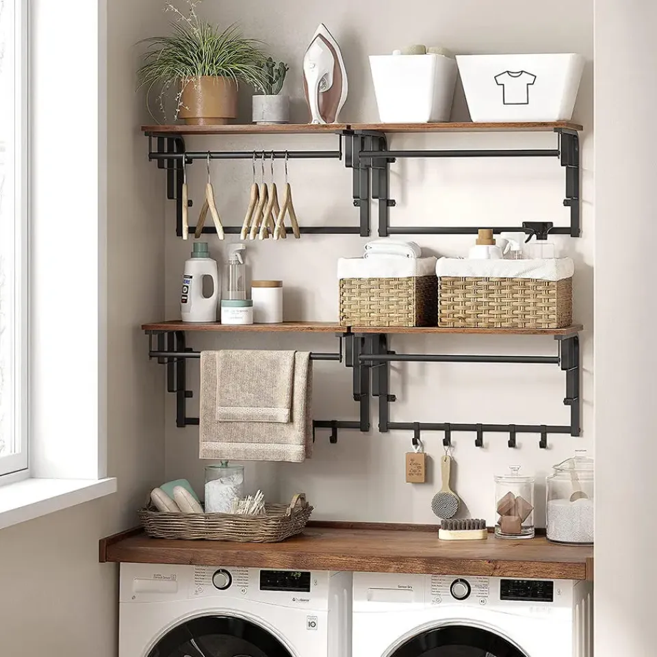 Merkloos CALICOSY - Wandkapstok - - 27x66x30 cm