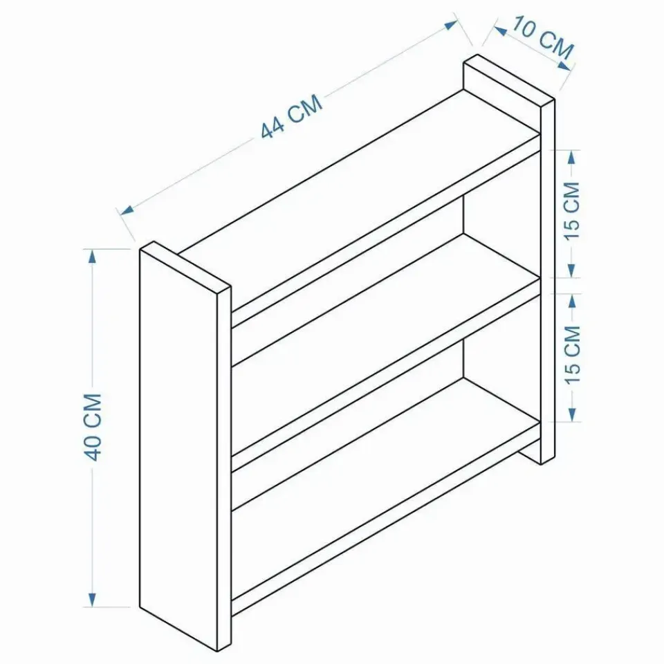 Calicosy - Wandplank COSMIC - 40x44x10 cm Best