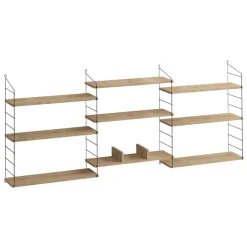 Calicosy - Wandrek LABA - Licht hout - 85x216x20 cm