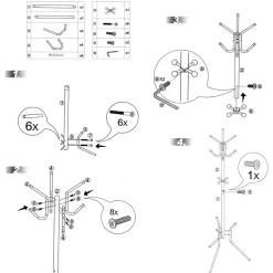 Songmics CALICOSY - Zwarte - - 49x178x49 cm Hot