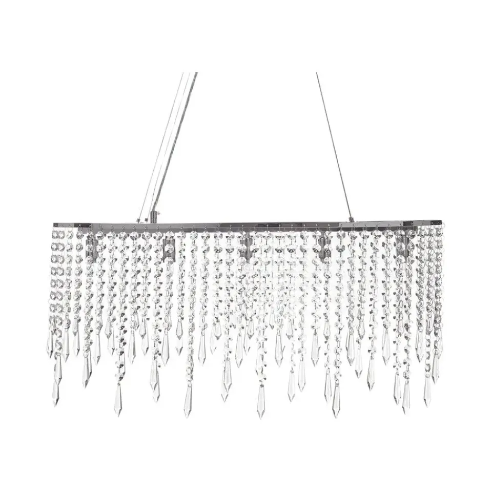 Beliani CALVELLE - Kroonluchter - Zilver - Ijzer Clearance