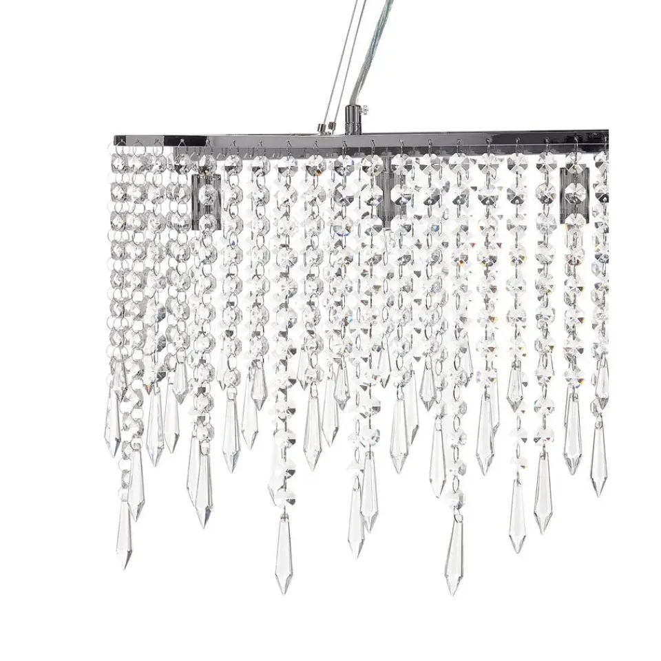 Beliani CALVELLE - Kroonluchter - Zilver - Ijzer Clearance