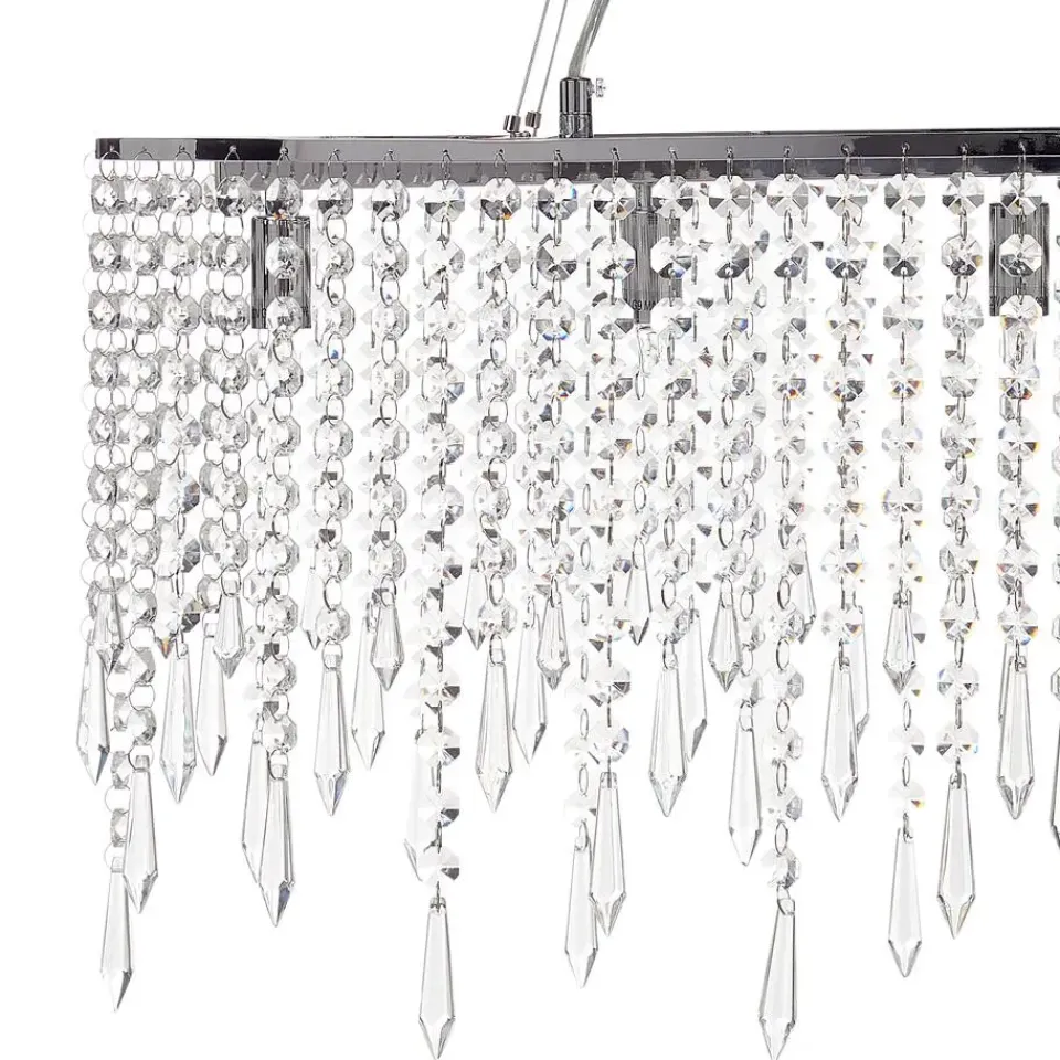 Beliani CALVELLE - Kroonluchter - Zilver - Ijzer Clearance