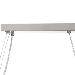 Beliani CALVELLE - Kroonluchter - Zilver - Ijzer Clearance