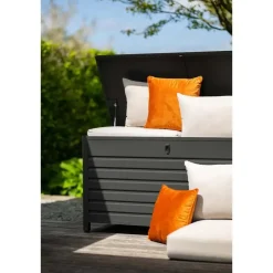 Garden Impressions Cambridge kussenbox - aluminium - 155x97xH82,5 cm - carbon black Online
