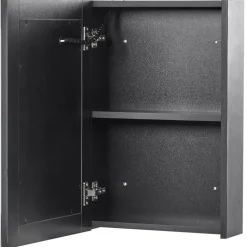 Beliani CAMERON - Badkamermeubel - Zwart - Multiplex Clearance