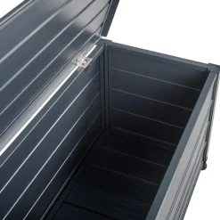 Leen Bakker CAMPALTO - Kussenbox - Donkergrijs - 113 x 50 cm - Aluminium Discount