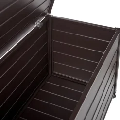 Leen Bakker CAMPALTO - Kussenbox - Donkerbruin - 113 x 50 cm - Aluminium Sale