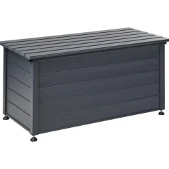 Leen Bakker CAMPALTO - Kussenbox - Donkergrijs - 123 x 60 cm - Aluminium Hot