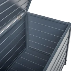 Leen Bakker CAMPALTO - Kussenbox - Donkergrijs - 123 x 60 cm - Aluminium Hot