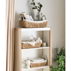 Beliani CAMPHA - Manden set van 3 - Natuurlijk - Waterhyacint Discount