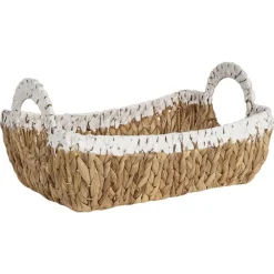 Beliani CAMPHA - Manden set van 3 - Natuurlijk - Waterhyacint Discount