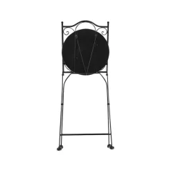 Beliani CAMPRENA - Balkonset - Zwart - Metaal Best