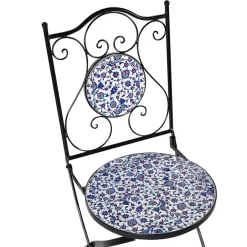 Beliani CAMPRENA - Balkonset - Zwart - Metaal Best