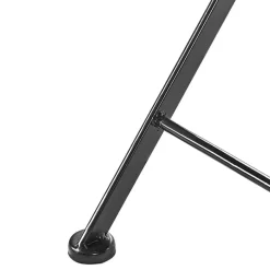 Beliani CAMPRENA - Tuinstoel set van 2 - Zwart - Metaal Clearance