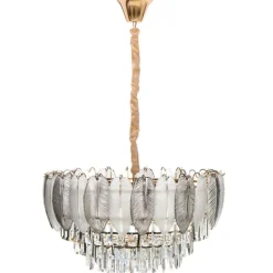 Leen Bakker CANAGUA - Kroonluchter - Messing/Transparant - Glas Best