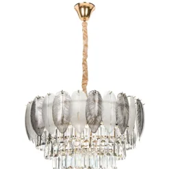 Leen Bakker CANAGUA - Kroonluchter - Messing/Transparant - Glas Best