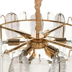 Leen Bakker CANAGUA - Kroonluchter - Messing/Transparant - Glas Best