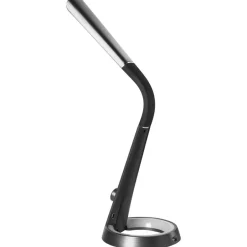 Leen Bakker CANOPUS - Bureaulamp LED - Zwart - Synthetisch materiaal Outlet