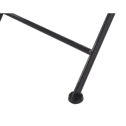 Beliani CARIATI - Tuinstoel set van 2 - Zwart - IJzer New