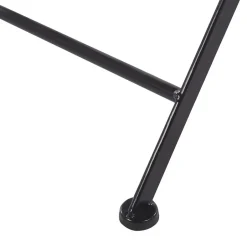 Beliani CARIATI - Tuinstoel set van 2 - Zwart - IJzer New