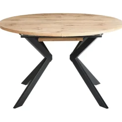 Beliani CARLEA - Uitschuifbare eettafel - Lichtbruin - MDF Best