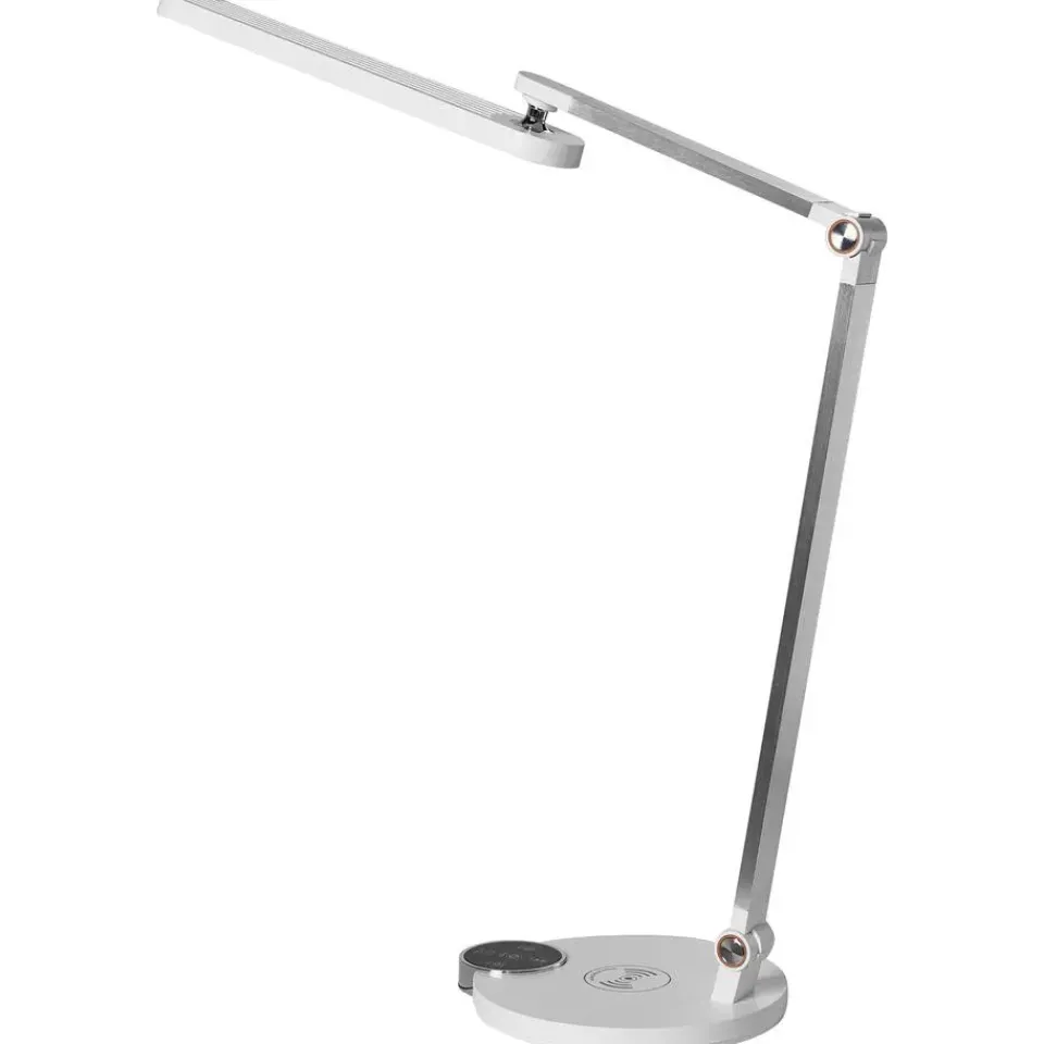 Leen Bakker CAROY - Bureaulamp LED - Wit - Synthetisch materiaal Hot