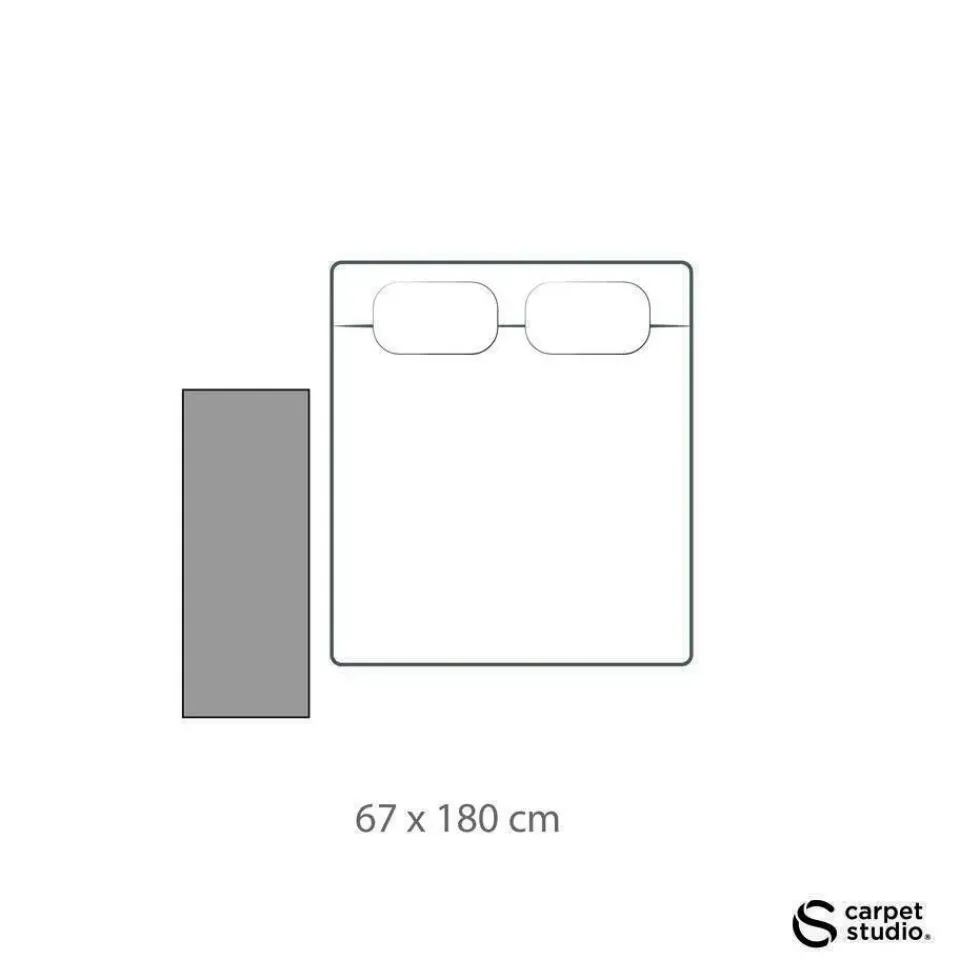 Carpet Studio Ohio Loper - Paars - 67x180cm