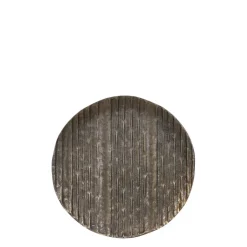Casa Vivante Calabria Decoratie Bord Ø27 cm donkergoud Sale
