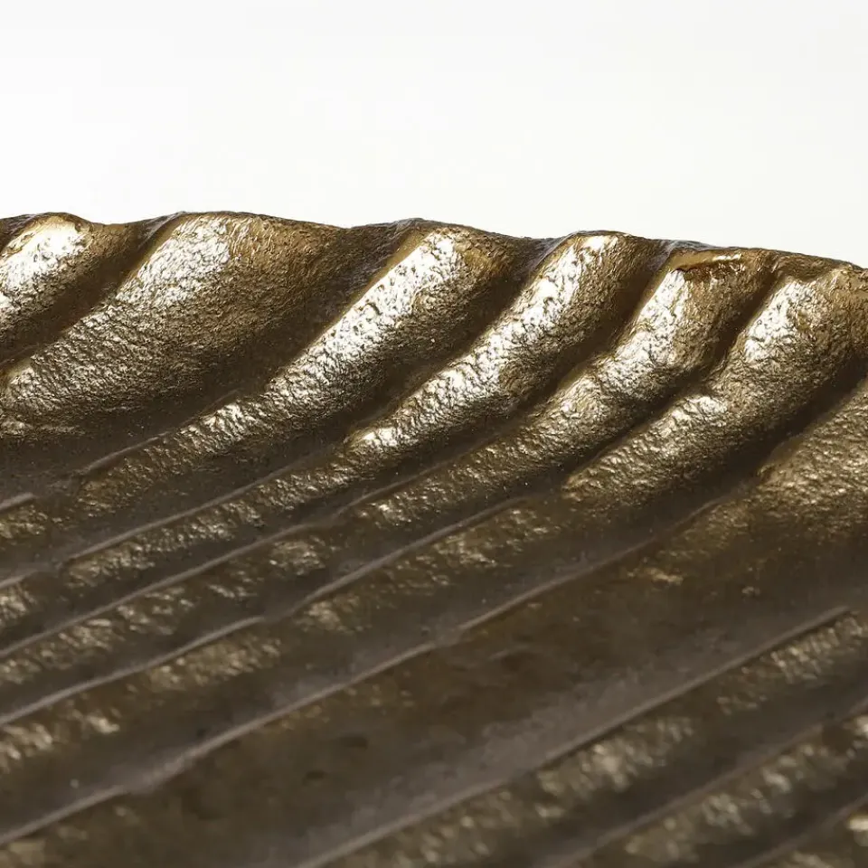 Casa Vivante Calabria Decoratie Bord Ø27 cm donkergoud Sale