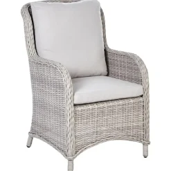 Beliani CASCAIS - Tuinstoel set van 2 - Beige - PE rotan Online