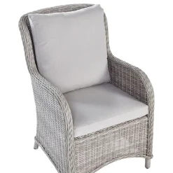 Beliani CASCAIS - Tuinstoel set van 2 - Beige - PE rotan Online