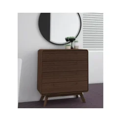 Loft24 Cassie - Commode met 4 laden in walnoot spaanplaat Best