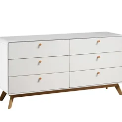 Loft24 Cassie - Commode van 3+3 laden in witte spaanplaat Hot
