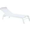 Beliani CATANIA - Strandstoel - Wit - Aluminium
