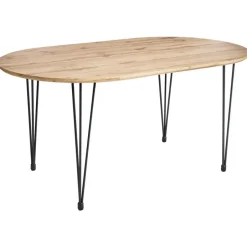 Beliani CAVELL - Eettafel - Lichtbruin - MDF Best