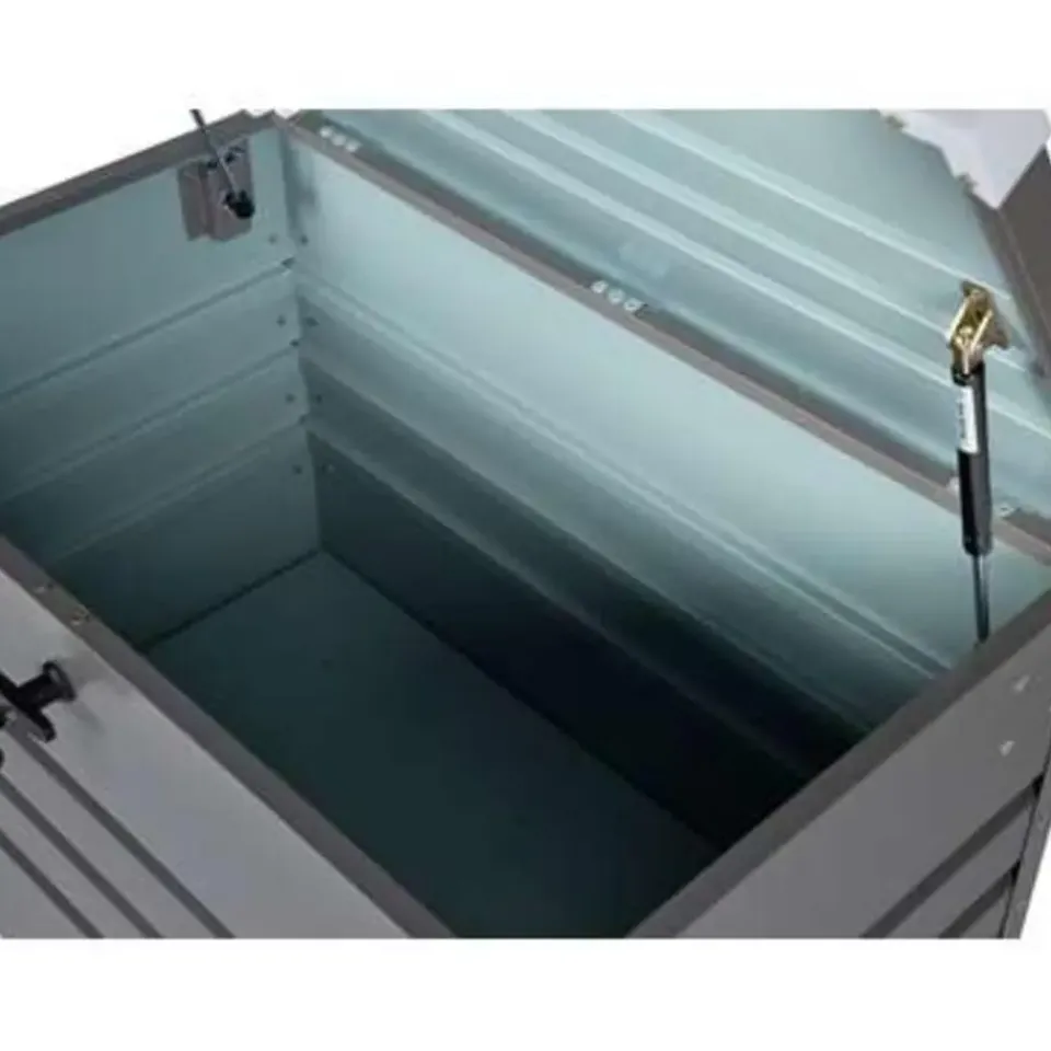 Beliani CEBROSA S - Kussenbox - Grijs - Staal Hot