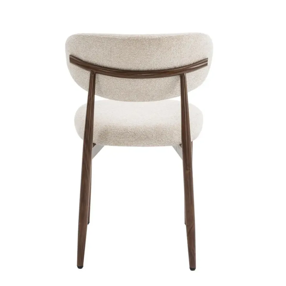 Furnihaus Celia Eetkamerstoelen Set van 2 - Beige Walnoot Hot