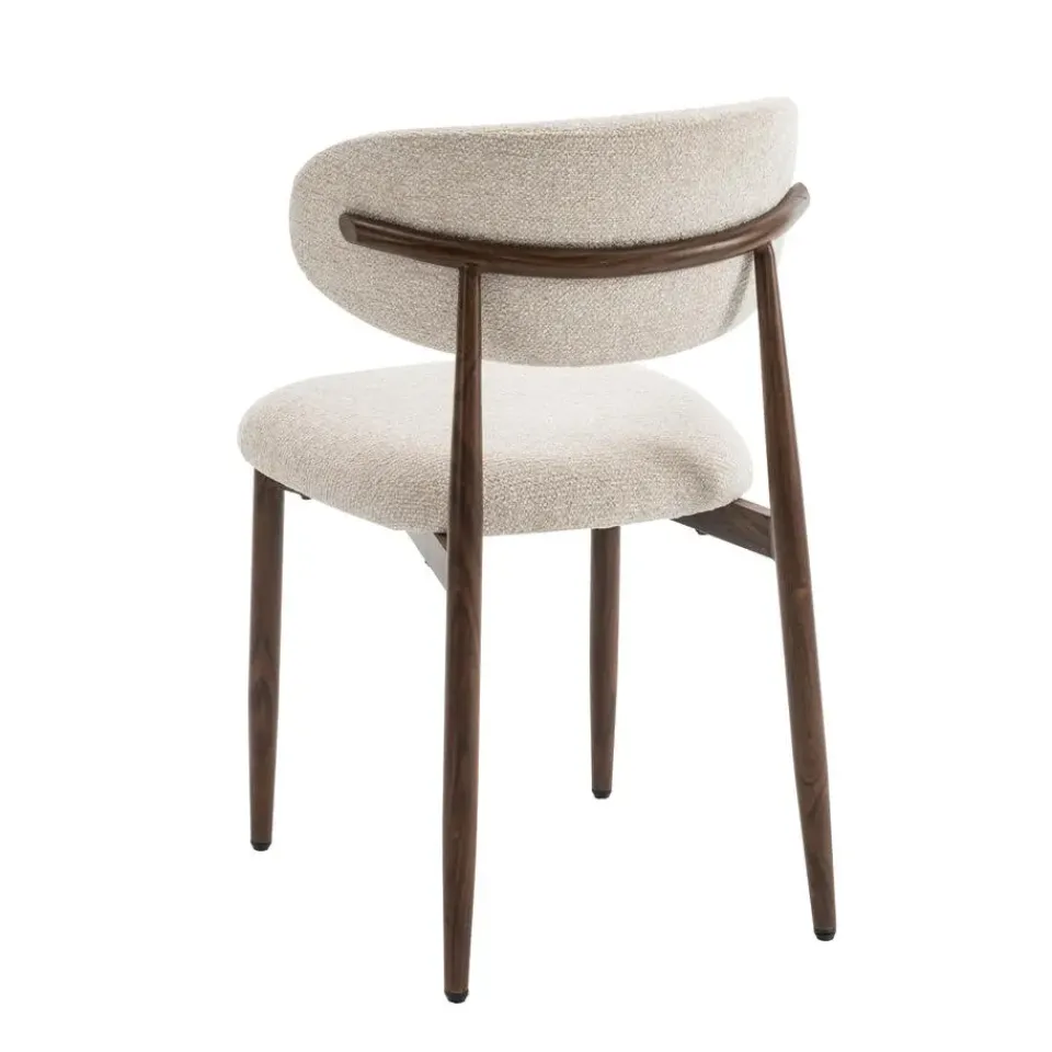 Furnihaus Celia Eetkamerstoelen Set van 2 - Beige Walnoot Hot