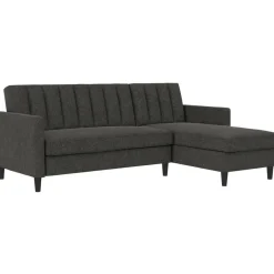 Dorel Home Celine - 3-zits hoekslaapbank in antraciet stof Best