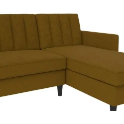 Dorel Home Celine - 3-zits hoekslaapbank in curry stof