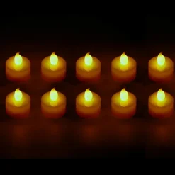 Cepewa Kaarsen - LED - 10 st - 3,5 cm - met afstandsbediening Best